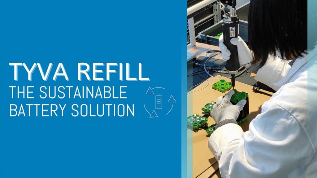 TYVA Refill battery reconditioning