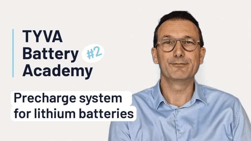Precharge system for lithium batteries