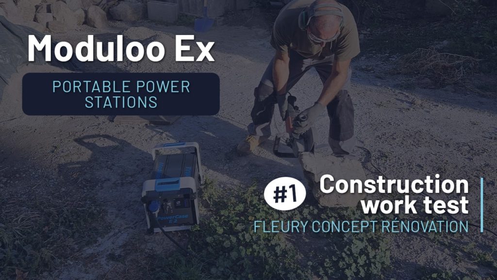 Test construction work PowerCase Moduloo Ex