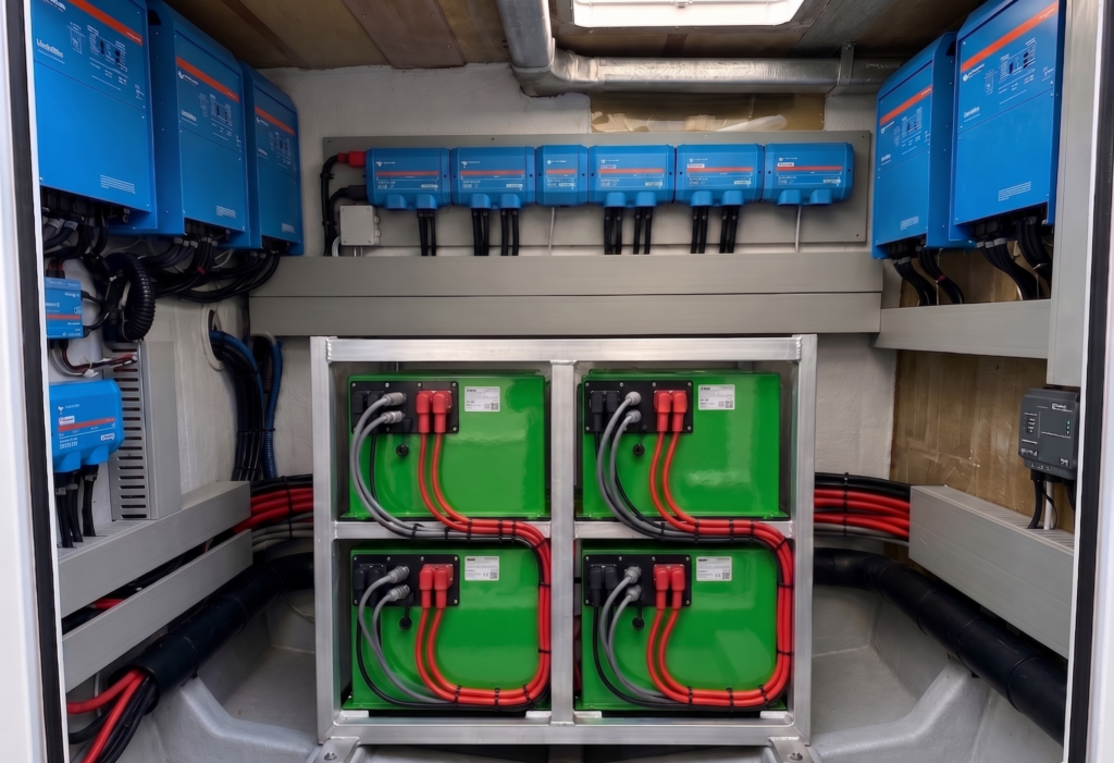 batterie nautique pour bateau électrique